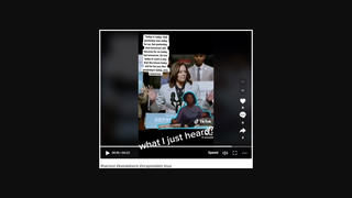 Fact Check: Kamala Harris Did NOT Speak Gibberish During Speech