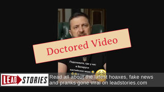 Fact Check: Zelenskyy Did NOT Threaten Belarusians For Attacking From The Caspian Sea 