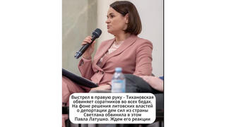 Проверка факта: Литовские власти НЕ принимали решения о депортации белорусских демсил 